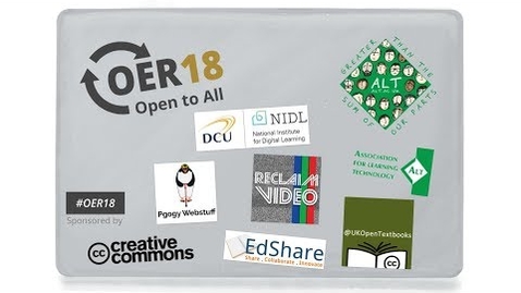 Thumbnail for #OER18 Welcome and Lorna Campbell Keynote - The Long View: Changing perspectives on OER