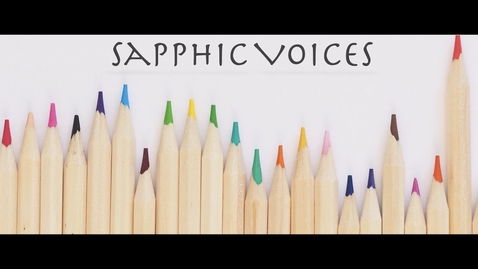 Thumbnail for entry Pride in Writing: Sapphic Voices