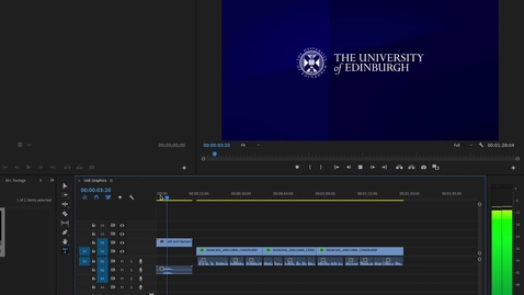 Thumbnail for entry How to Add University of Edinburgh Graphics to Videos