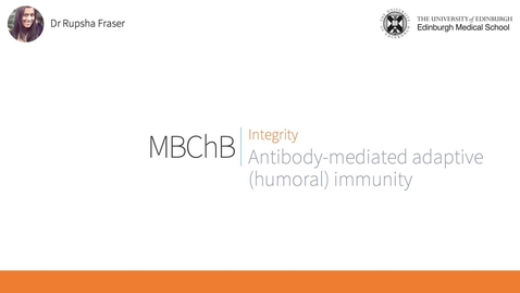 Thumbnail for B7. Antibody-mediated adaptive immunity (2022)