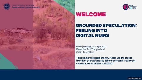 Thumbnail for Grounded Speculation: Feeling into Digital Ruins
