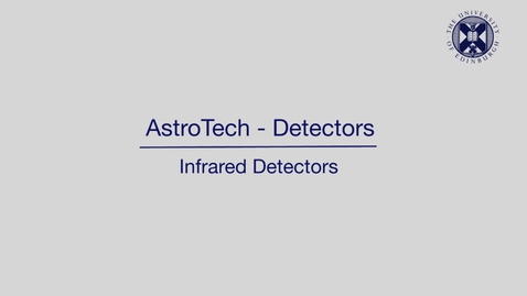 Thumbnail for entry AstroTech - Detectors - Infrared detectors