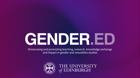 Thumbnail for Welcome to GENDER.ED