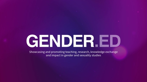 Thumbnail for Welcome to GENDER.ED