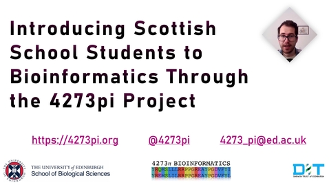 Thumbnail for entry Poster Introduction to the 4273pi Project @ ISMB2023