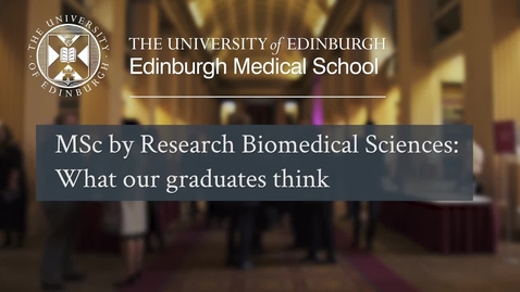 Thumbnail for entry What our graduates thought about their MSc by Research degree