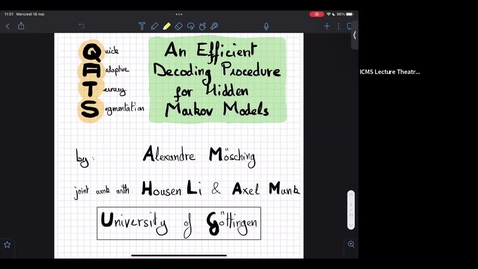 Thumbnail for An Efficient Decoding Procedure for Hidden Markov Models - Alexandre Mösching