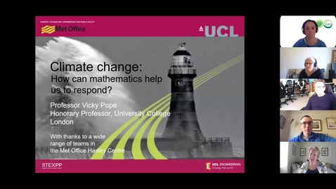Thumbnail for entry Climate Change: how can mathematics help us to respond?