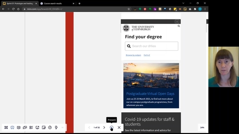 Thumbnail for Design Sprint 1 outcomes - Programme search - Degree Finder research and design