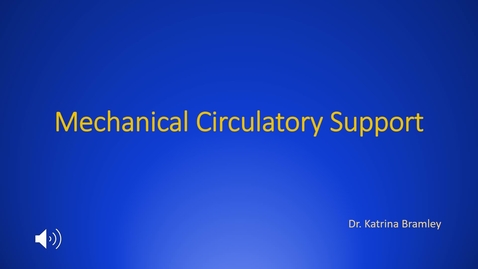 Thumbnail for Mechanical support cardiogenic shock
