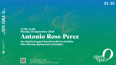 Thumbnail for OPENspace Seminar - Dr Antonio Ross-Perez  30.09.2024