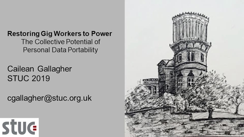 Thumbnail for Restoring Gig Workers to Power: Personal Data Portability, Supply of Digital Content and Free Flow of Data in the European Data Economy.