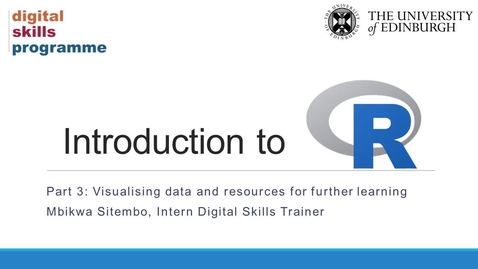 Thumbnail for Introduction to R: Part 3