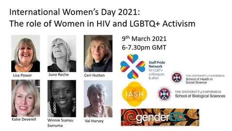 Thumbnail for entry International Women's Day 2021: The role of women in AIDS and LGBTQ+ Activism