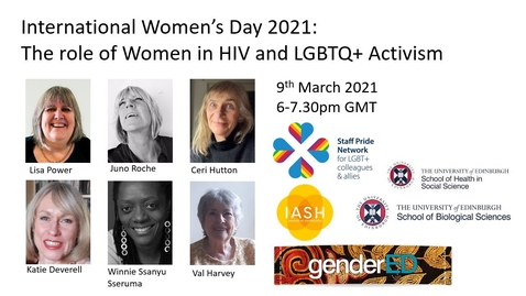 Thumbnail for International Women's Day 2021: The role of women in AIDS and LGBTQ+ Activism