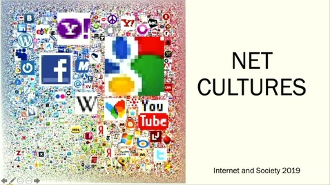 Thumbnail for Net cultures 2019