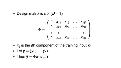 Thumbnail for entry Linear Algebra Formulation