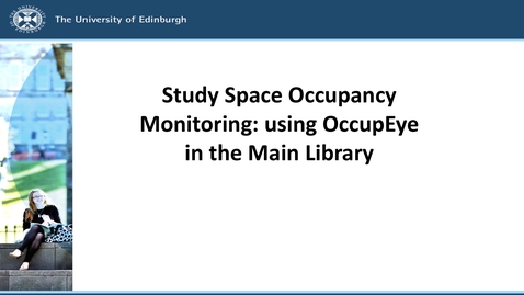 Thumbnail for entry Study Space Occupancy in the Main Library