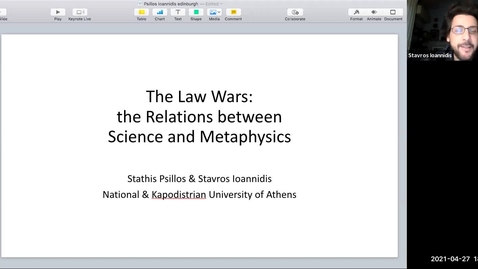 Thumbnail for Perspectival Realism - Day 2 - Session 5 - Stathis Psillos - The Law Wars: the Relations Between Science and Metaphysics