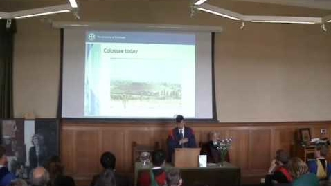 Thumbnail for Inaugural Lecturer Prof Paul Foster Sept 2016