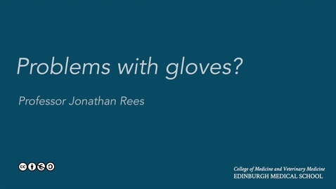 Thumbnail for entry Problems with gloves?