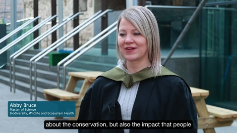 Thumbnail for What was your favourite course or topic - Abby Bruce - MSc Biodiversity, Wildlife and Ecosystem Health
