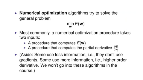Thumbnail for entry Numerical Optimisation