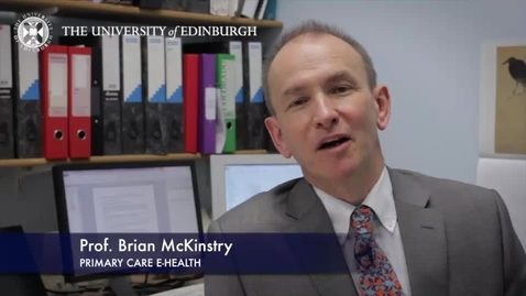 Thumbnail for entry Brian Mckinstry -Primary Care E-Health -Research In A Nutshell- MRC Institute of Genetic and Molecular Medicine-07/04/2014