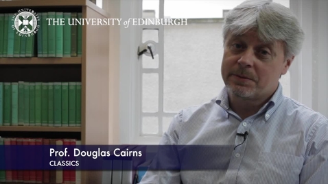 Thumbnail for entry Professor Douglas Cairns -Classics- Research in a Nutshell