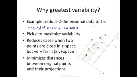 Thumbnail for entry Why we maximize variance in PCA