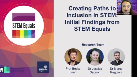 Thumbnail for entry 4th Nov  Creating Pathways to Inclusion in STEM