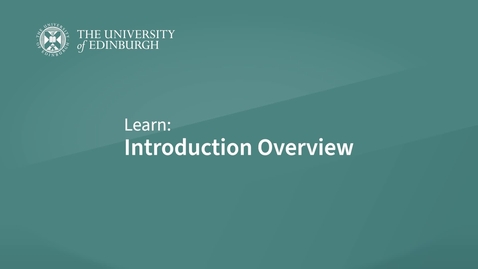 Thumbnail for Learn: Introduction Overview