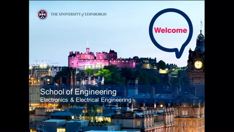 Thumbnail for entry Electrical  and  Electronic Engineering Discipline Welcome Talk