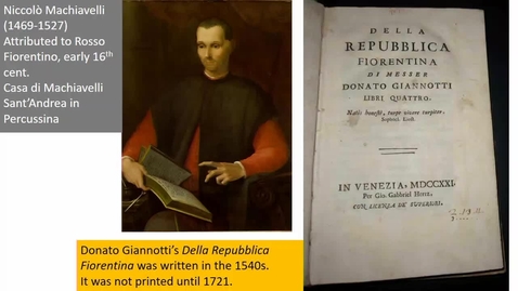 Thumbnail for Republicanism in mid-sixteenth century Italy by Dr. Lucinda Byatt