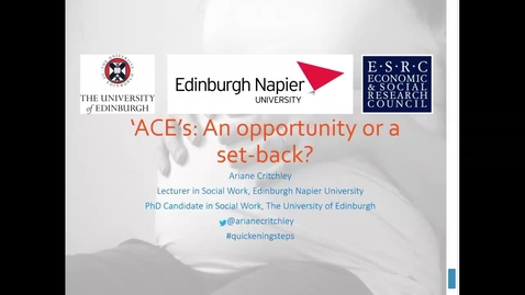Thumbnail for 'ACE's: An Opportunity or a Setback?