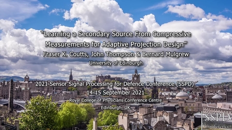 Thumbnail for Fraser K Coutts Presentation - SSPD 2021