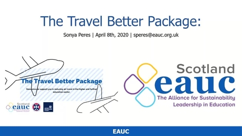 Thumbnail for Roundtable of Sustainable Academic Travel - Workshop 5 - Resources - April 2020