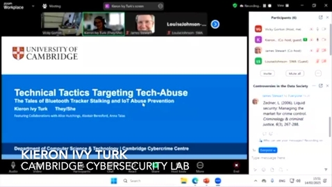 Thumbnail for Kieron Ivy Turk - Technical Tactics Targeting Tech-Abuse: Tales of AirTag and IoT Misuse + discussion