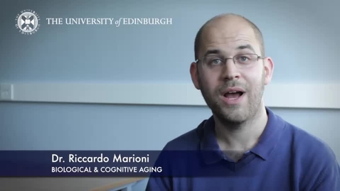 Thumbnail for Riccardo Marioni -Biological &amp; Cognitive Aging-Research In A Nutshell- MRC Institute of Genetic and Molecular Medicine-15/04/2014