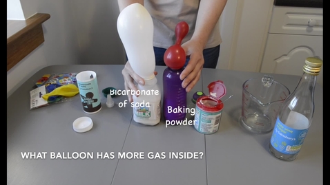 Thumbnail for entry Inflating Ballons with Baking Soda vs Baking Powder