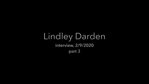 Thumbnail for entry Darden interview part 3