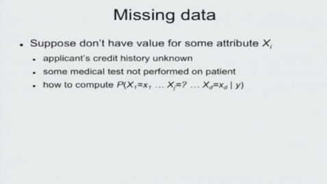 Thumbnail for entry Missing Values in Naive Bayes