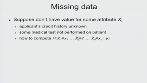 Thumbnail for Missing Values in Naive Bayes