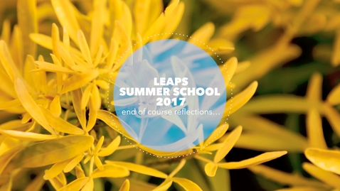 Thumbnail for End of Course Reflections: LEAPS Academic Skills 2017