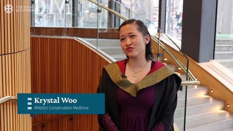 Thumbnail for Krystal's experience as a Conservation Medicine online student