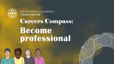 Thumbnail for entry Careers Compass: Become Professional