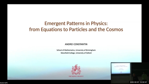 Thumbnail for Emergent Patterns in Physics: From Equations to Particles and the Cosmo 