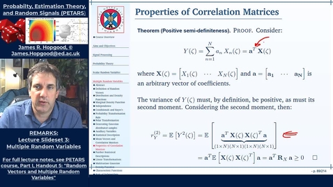 Thumbnail for entry Topic 35: Properties of Correlation Matrices (PETARS, Chapter 5)