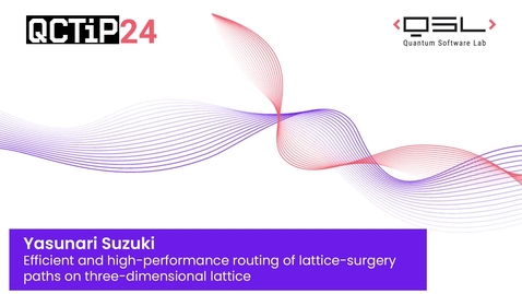 Thumbnail for QCTiP24 Day 3.8 Yasunari Suzuki v2