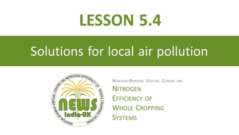 Thumbnail for entry Lesson 5.4 | Solutions for local air pollution